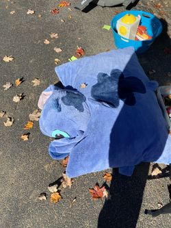 Giant stitch pillow pet