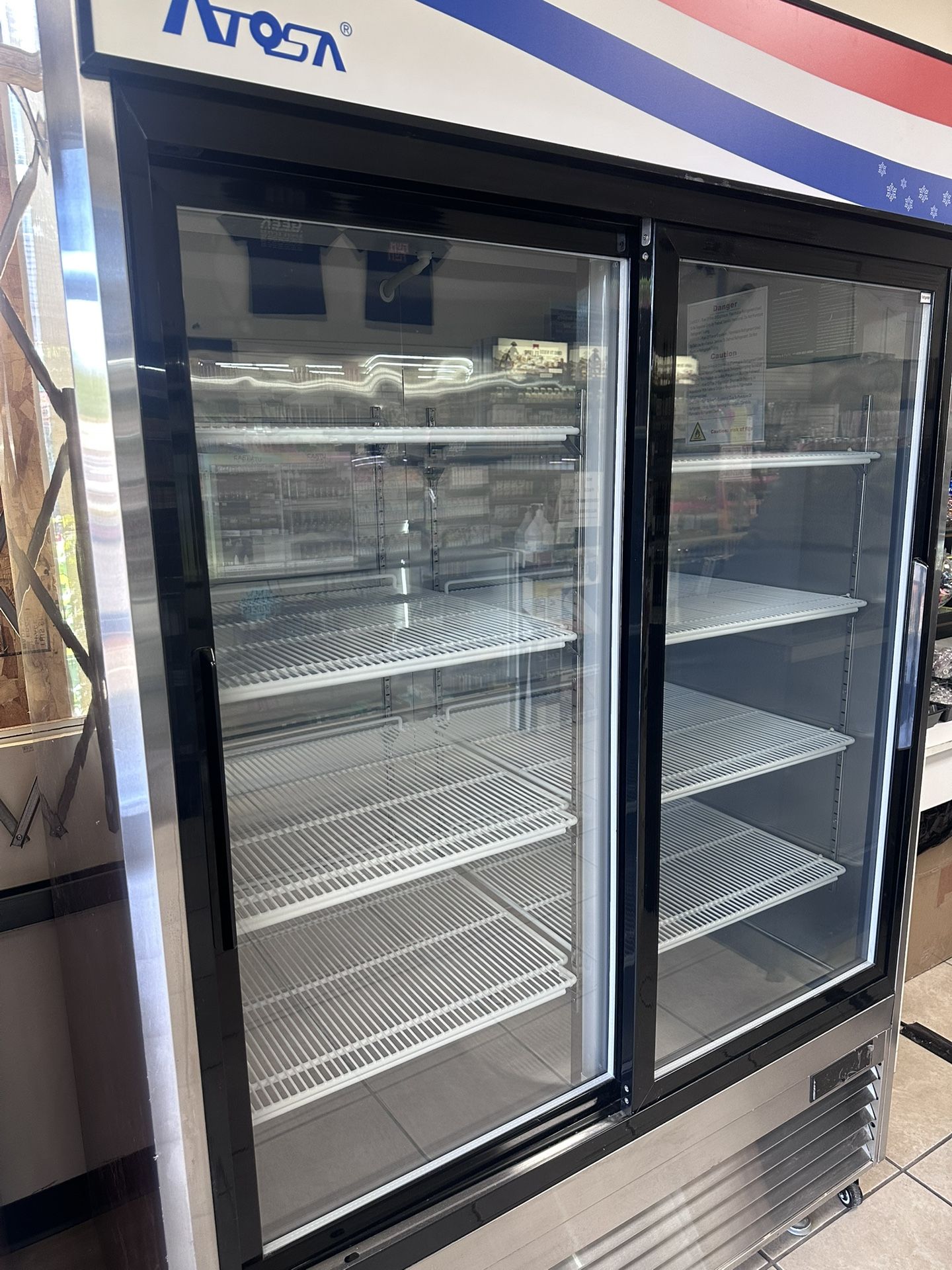 Atosa 2 Door Refrigerator (Never Used)