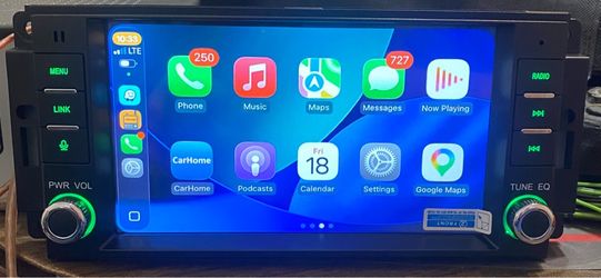 Open box Jeep Wrangler 2007-2018 Dodge Ram 1(contact info removed) 3(contact info removed)-2012, MP5 Player with Apple CarPlay &