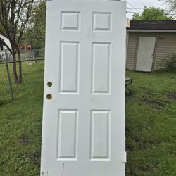 Exterior Door. Slab 36 X 80 left Hand 