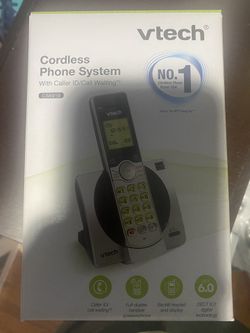 VTECH CS6919-2 DECT 6.0 Handset Cordless Phone System Caller ID Waiting RED