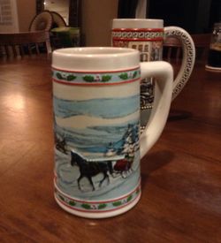 Miller High Life Christmas Stein