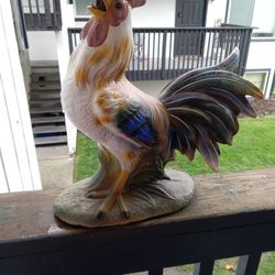 Ceramic Rooster  Statue 