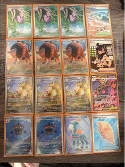 Pokemon Chaos Rising IR Illustration Rare Ampharos Tauros Claydol Sligoo