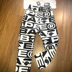 Bape Pants And T Shirt 