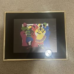 Set of 2 People Theme Art Prints on Paper - Matted & Framed, Landscape
