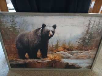 Big Bear Wooden Painting