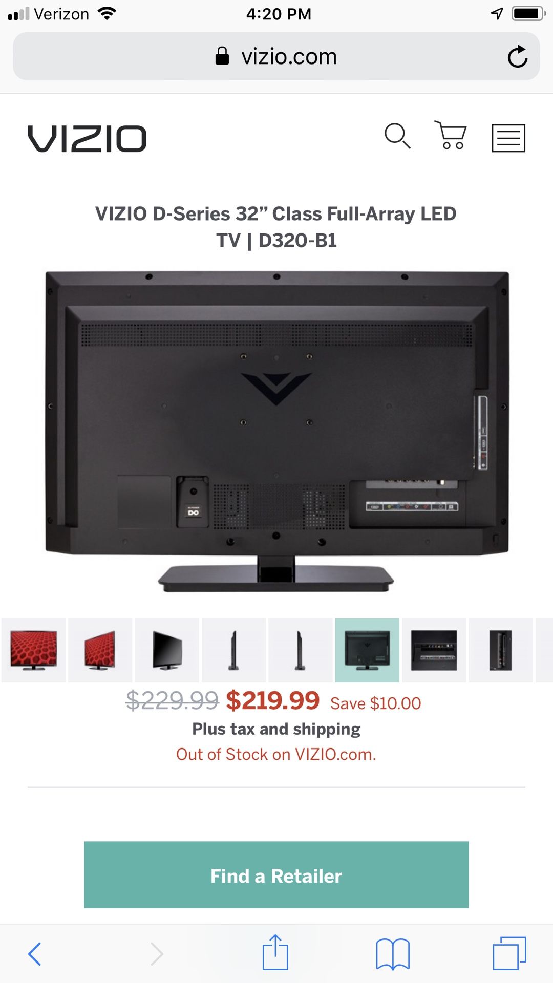 32” Vizio TV