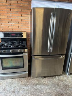 Refrigerator and stove set ge profile