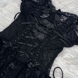 Avidlove Lingerie for Women Lace Bodysuit V Neck Babydoll Lingerie Sleepwear Nightgown