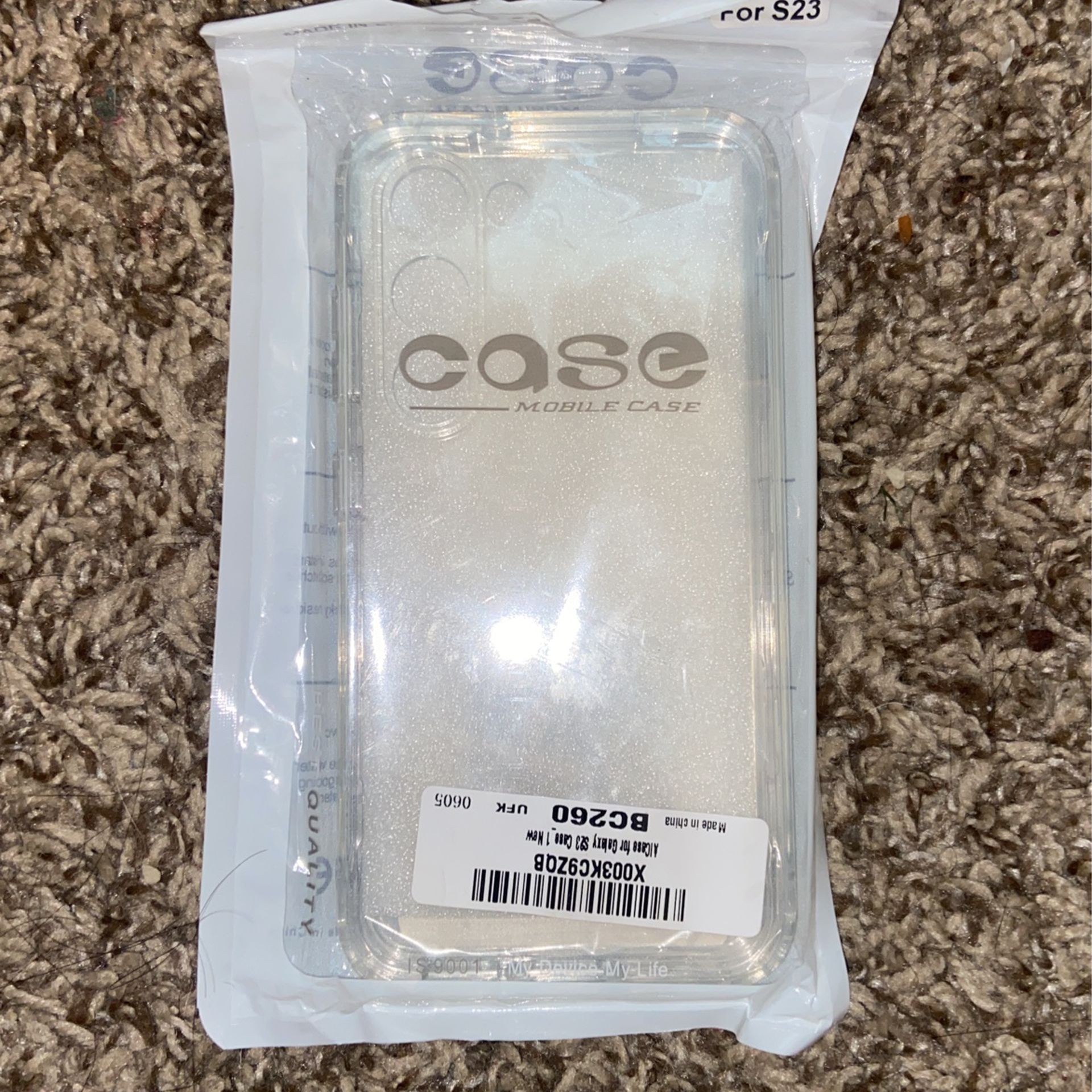 clear samsung S23 phone case