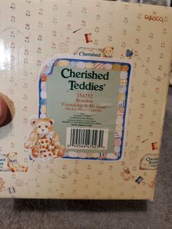 Cherished Teddies Brandon Hockey Player Figurine