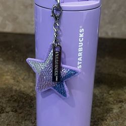 Starbucks Purple Iridescent Felt Jewel Start Tumblr