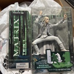 McFarlane Toys The Matrix, Series One: Twin 1 Figure Parking Garage Scene NEW