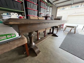 Wooden Table (81-inch Long) W/ 18 inch extension piece