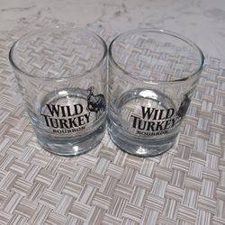 Wild Turkey Bourbon Shot Glasses 