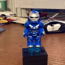 Lego Compatible Iron-Man In Blue Suit 