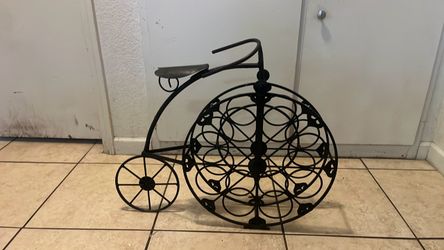 Bicycle wine rack