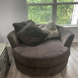 Swivel Cuddler Couch 