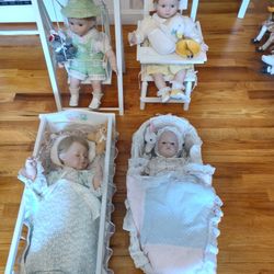 Danbury Mint Porcelain Dolls