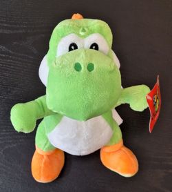 NEW SUPER MARIO YOSHI PLUSH 10"
