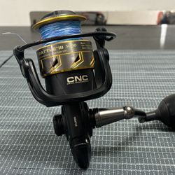 🐠 Preowned Penn battle 3 5000 Reel With Braid Line 🔥 