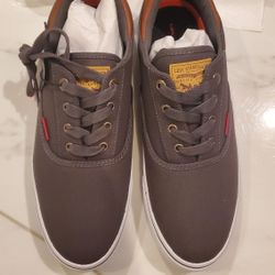 Levi's Ethan Comfort Canvas Sneakers Charcoal