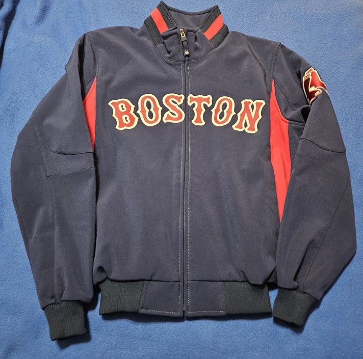Used Boston Red Sox Majestic ThermaBase Jacket, Men's Small