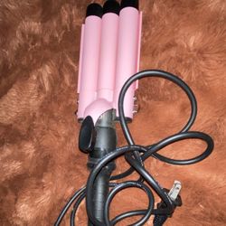 Hair Crimper (pink&black)