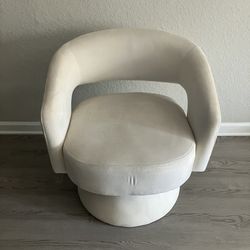 Beige Swivel Chair