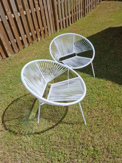Two patio chairs