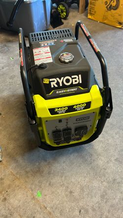 4000-Watt Recoil Start Gasoline Powered Digital Inverter Generator with CO Detect Shutdown Sensor