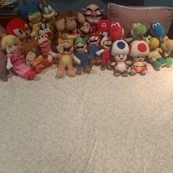 Mario Plushies 