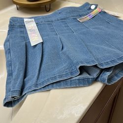 Demon Jean Short Skirt 