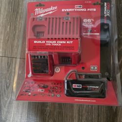 Milwaukee
M18 18-Volt Lithium-Ion XC Starter Kit with One 5.0Ah Battery and Charger