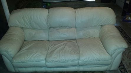 Leather couch