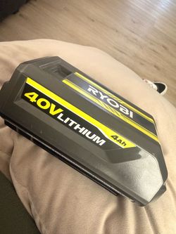 Ryobi 40 V 4h battery