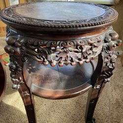 Hand Carved Table