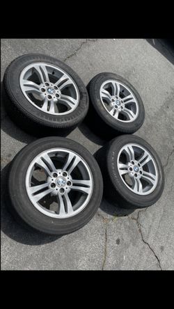 4 - 235/55r17 5x4.72 5x120 Stock Bmw X1 X3 X5 Wheels Rims Tires!!!!