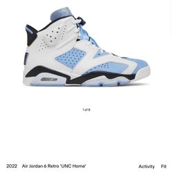 Air Jordan 6 UNC Home 6Y