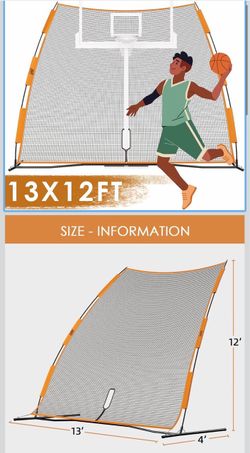 13x12 FT Basketball Rebounder Net