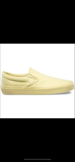 Slip on Vans pastel yellow