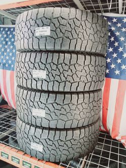 ✅ 4 NICE USED TIRES LT285/70R17 FALKEN WILDPEAK ATW3 ALL TERRAIN 285 70 17