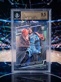 Karl-Anthony Towns 2016 Panini Prizm RC BGS 9.5