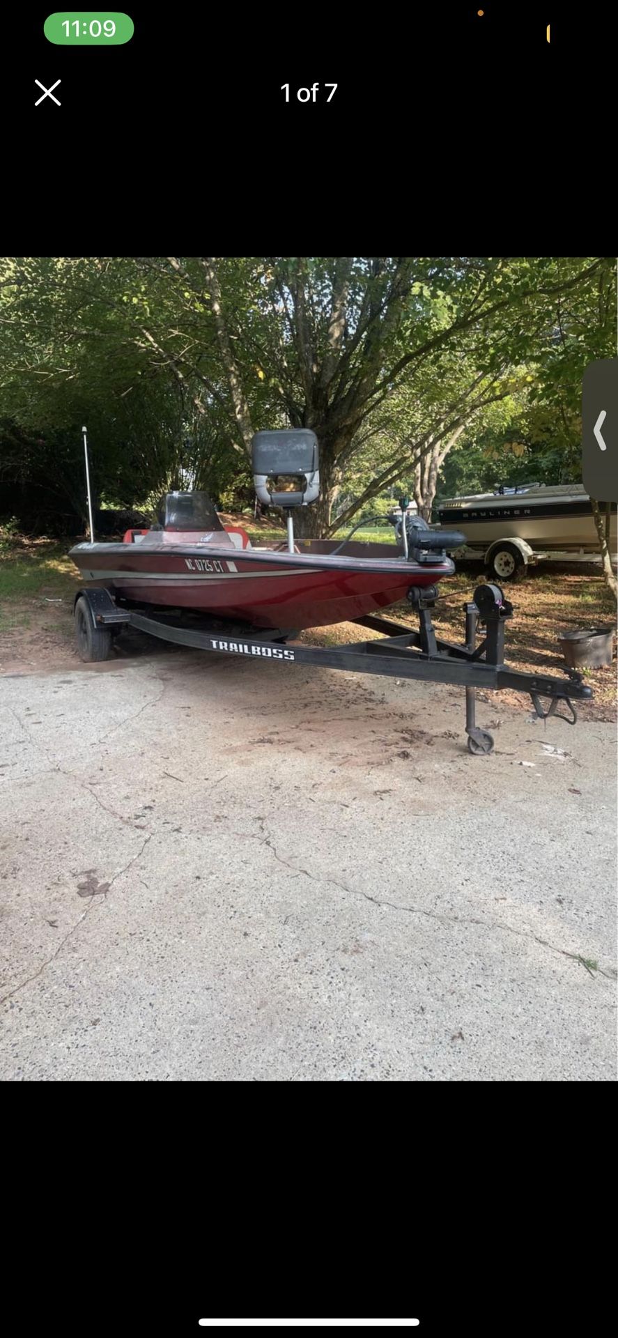 1996 Cajun Bass Boat