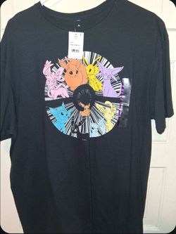 Black Pokemon Eeveelution T-shirt, XL  brand new w/tag.