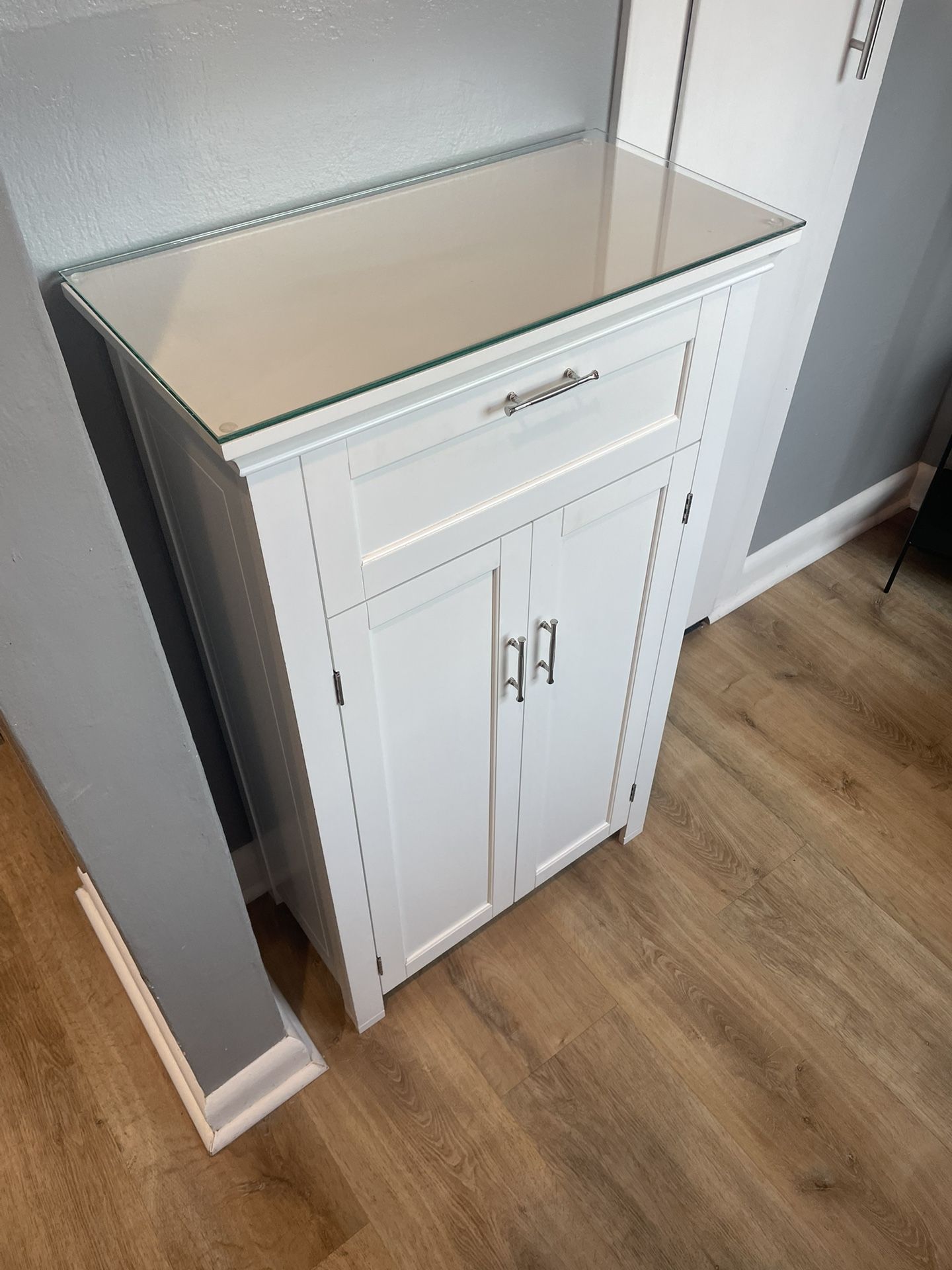 White Storage Cabinet