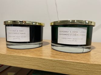 2 Large Scented Candles