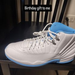 Jordans 12 Retro North Carolina Blue