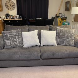 Gray Fabric Couch